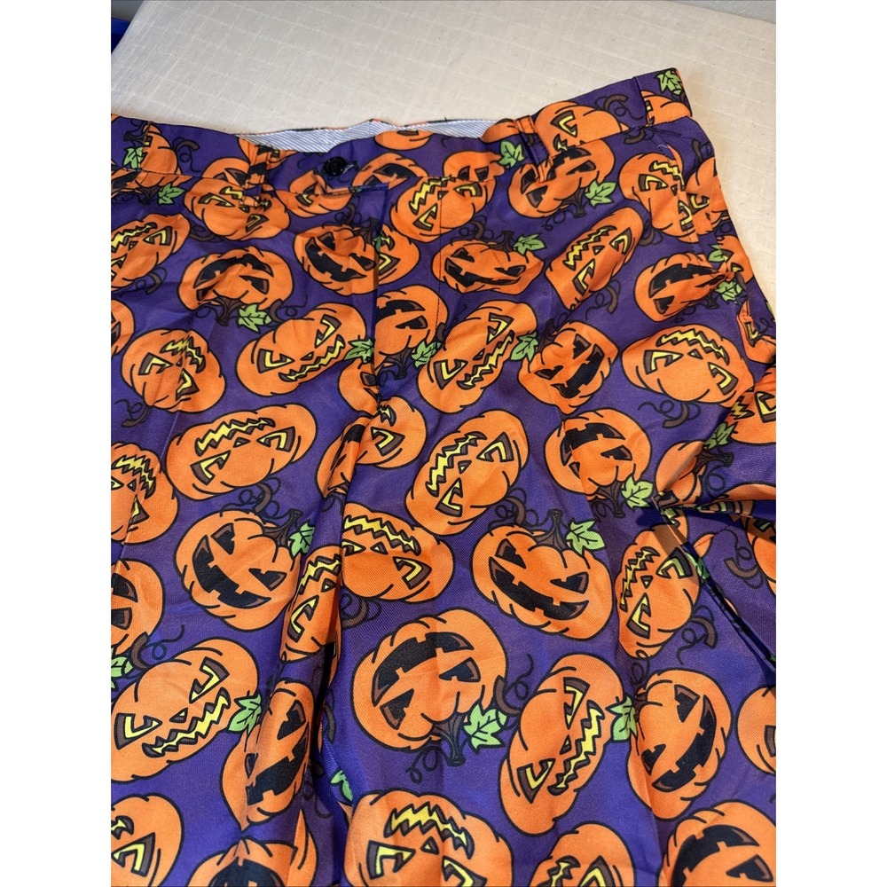 Halloween Suit Men's WeenCharm Size L- Pant Approx 32 Waist- Coat 18 In Pit-pit - Picture 3 of 6